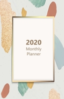 2020 Monthly Planner: Portable. Month on 2 pages followed by six Notes pages. Monthly layout Includes To-do section. 8.5"x 5.5". Fits in purse. (Half ... square, pastel colors. Soft matte cover). 1709937335 Book Cover