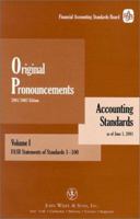 2001 Original Pronouncements, Volumes 1, 2 and 3 0471392332 Book Cover