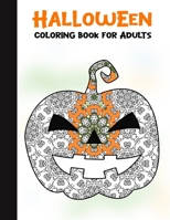 Halloween Coloring Book for Adults: 50 Halloween Illustrations Printed On One Side, Safe For Markers | Fun Craft Activity Gift | Stress Relieving Designs (Spooky House) 1696292859 Book Cover