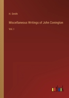 Miscellaneous Writings of John Conington: Vol. I 3368153560 Book Cover