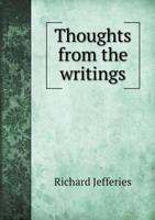 Thoughts from the Writings of Richard Jefferies 1166290158 Book Cover