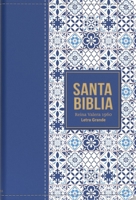 Biblia RVR 1960 Letra Grande Tamaño Manual Símil Piel Azul Claro(Bible RVR 1960 Large Print Handsize LeatherLike Tiles Light Blue (Spanish Edition) 8418853212 Book Cover