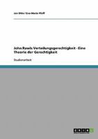 John Rawls - Verteilungsgerechtigkeit - Eine Theorie der Gerechtigkeit 3638691675 Book Cover