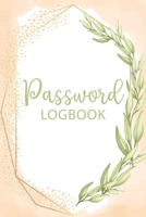 Password Logbook: Vault Keeper, Username & Website, Leafy Design (Size 6x9) 1699024596 Book Cover