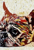 Spirit Animal: Bulldog Lined Notebook Cavas Journaling Ruled Workbook Diary For Animals Bull Dog lovers Children Gifts (107 pages, 6x9) 1676287027 Book Cover