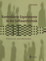 Kontrollierte Experimente in Der Softwaretechnik: Potenzial Und Methodik 3642639852 Book Cover