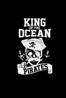 King of the ocean Pirates: 6x9 PIRATES lined ruled paper notebook notes 1710285923 Book Cover
