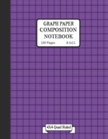 Graph paper composition notebook: Grid Paper Composition Notebook with beautiful colored cover pages-(KIDS, GIRLS, BOYS, STUDENT)- Quad Ruled(4x4) 100 Sheets (Large, 8.5 x 11) 1708433902 Book Cover
