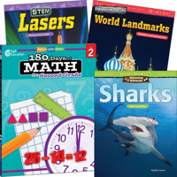 Learn-At-Home: Explore Math Bundle Grade 2: 4-Book Set 0743973909 Book Cover