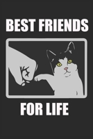 Best Friends for Life: Blank line journal notebook for people whose best friends are their cats 1678604526 Book Cover