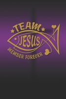 Team Jesus Member Forever: Christian and religious sayings and symbols. Spiritual diary, notebook, journal and planner. Format A5, 120 pages, discreet light grey lined. 1670077721 Book Cover