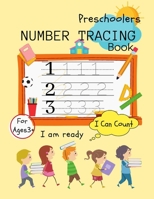 Number Tracing Book Preschoolers: Trace Numbers Practice Workbook For Kids Ages 3+, Preschool, Kindergarten: Math Activity Book "I am ready - I can co B08BWFK9GH Book Cover