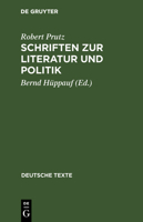 Schriften Zur Literatur Und Politik 3484190264 Book Cover
