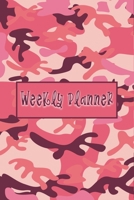Weekly Planner - Cute Military Planner for Women: Perfect Gift For Female Army, Navy, Air Forces With Pink Camouflage Cover B0851KXG95 Book Cover