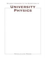 Student Answers to Questions in University Physics 053439650X Book Cover