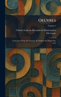 Oeuvres: Contenant l'Ã loge De L'auteur, & l'Analyse De l'Esprit Des Loix (French Edition) 1025749480 Book Cover