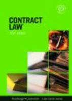 Cavendish: Contract Lawcards 184568026X Book Cover