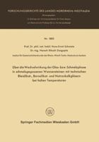 Uber Die Wechselwirkung Der Glas- Bzw. Schmelzphase in Schmelzgegossenen Wannensteinen Mit Technischen Bleisilikat-, Borosilikat- Und Natronkalkglasern Bei Hohen Temperaturen 3663064409 Book Cover