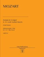 Sonata in A major: K 331 1983429112 Book Cover