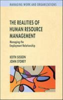 Realities of Human Resource Management: Managing the Employment Relationship (Managing Work and Organizations) 0335206204 Book Cover