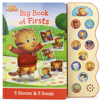 Daniel Tiger Big Book of Firsts for Toddlers: Let's Try New Things Together Includes Stories & Songs about the First Day of School, First Haircut, First Dentist Visit, and More! 1646380495 Book Cover