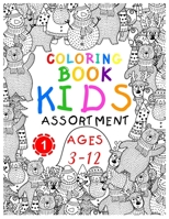 Coloring Book Kids Assortment Ages 3-12 1: Witch Coloring Pages Christmas, Animal, Plants B08TQ42S7T Book Cover