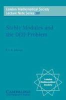 Stable Modules and the D(2)-Problem 0521537495 Book Cover