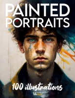 Painted Portraits: 100 Illustrations B0BSXZ5JFZ Book Cover
