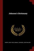 Johnson's Dictionary 1375472909 Book Cover