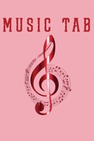 music tab: music tablature notebook  (115 pages, 6*9) B083XTGK8G Book Cover