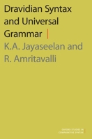 Dravidian Syntax and Universal Grammar 0190630221 Book Cover