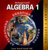 McDougal Littell Algebra 1 (Teachers Edition)