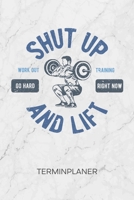 TERMINPLANER: Bodybuilder Kalender Muskelaufbau Terminkalender - Gewichtheben Wochenplaner Fitness Spruch Wochenplanung Bodybuilding Taschenkalender Kraftsport To-Do Liste Termine (German Edition) 1672704545 Book Cover
