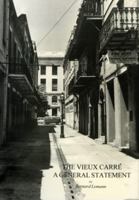 The Vieux Carré: A General Statement 1879714108 Book Cover