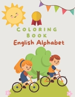 Coloring Book: English Alphabet B0CSFLX76S Book Cover