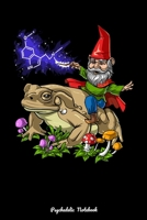 Psychedelic Notebook: Fantasy Gnome Riding Bufo Alvarius Toad Psychedelic Trip Notebook 1705435254 Book Cover