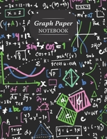Graph Paper Notebook: Colorful Math Design Grid Paper Quad Ruled 5 Squares Per Inch Large Graphing Paper For Math Science 8.5 By 11 1089166753 Book Cover