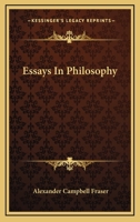 Essays In Philosophy 1512033979 Book Cover