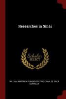 Researches in Sinai 101560269X Book Cover