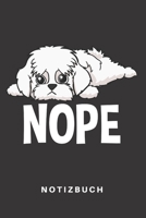 Notizbuch: Notizbuch | Notizheft | Schreibbuch 110 Seiten | Punkteraster | Punkte | DIN A5 | Hund | Hunde | Hunderasse | Hundezüchter | Malteser | ... | Comic | Cartoon | Faul (German Edition) 1675425264 Book Cover