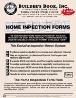 Benchmark Home Inspection Form Pack : 15-Form Pack (8. 5 X 14 ) 1889892173 Book Cover