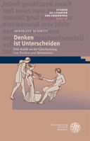 Denken Ist Unterscheiden : Eine Kritik an der Gleichsetzung Von Denken und Bewusstsein 3825347117 Book Cover
