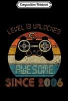 Composition Notebook: Video Game 6th Birthday Gamer kids youth 6 Years Old Journal/Notebook Blank Lined Ruled 6x9 100 Pages 170604948X Book Cover