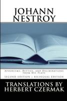 Johann Nestroy: Aphorisms, Ditties, and Deliberations from His Plays 1618460420 Book Cover