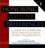 Honoring Patient Preferences 0787946508 Book Cover