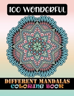 100 Wonderful Different Mandalas Coloring Book: Adult Coloring Book 100 Amazing Mandalas Images Stress Management Coloring Book For Relaxation: ... instillation Beginner ... lover mandala 1679019899 Book Cover