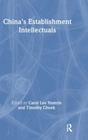 China's Establishment Intellectuals 087332367X Book Cover