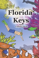 Florida Keys Adult Coloring Book: Underwater World B08VCYHFP5 Book Cover