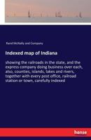 Indexed map of Indiana 3337368662 Book Cover