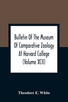 Bulletin Of The Museum Of Comparative Zoology At Harvard College (Volume Xcii); The Lower Miocene Mammal Fauna Of Florida 9354360114 Book Cover